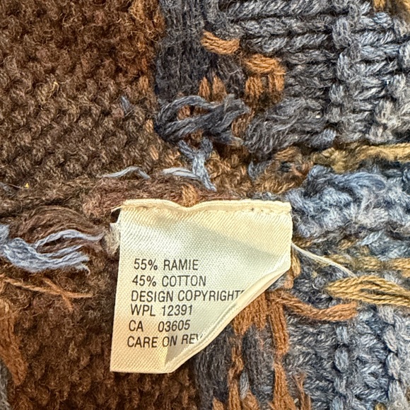 Northern Isles Vintage Scenic Knit Cardigan M - Picture 7 of 7